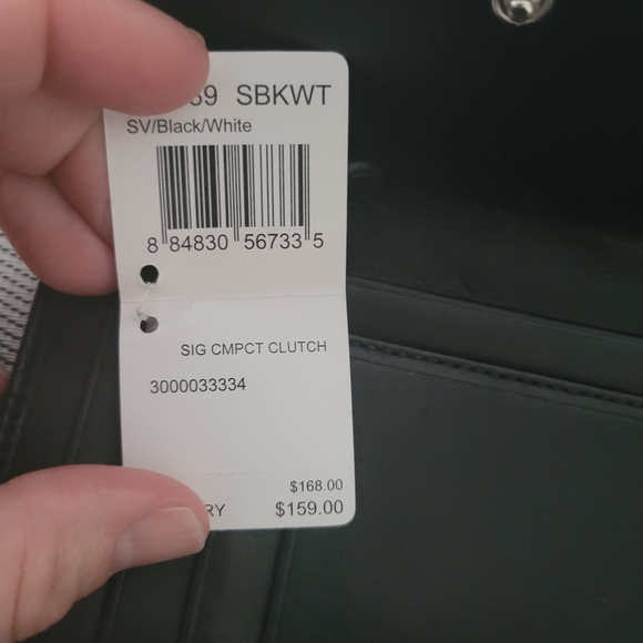 NWT FIRM Coach 1941 Black Canvas Wallet - Picture 4 of 8